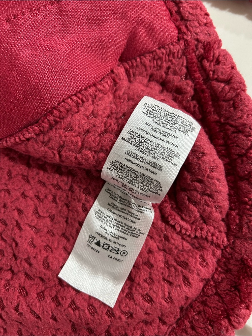 Columbia Raspberry Plush Half-Zip Teddy Jacket - Picture 9 of 9